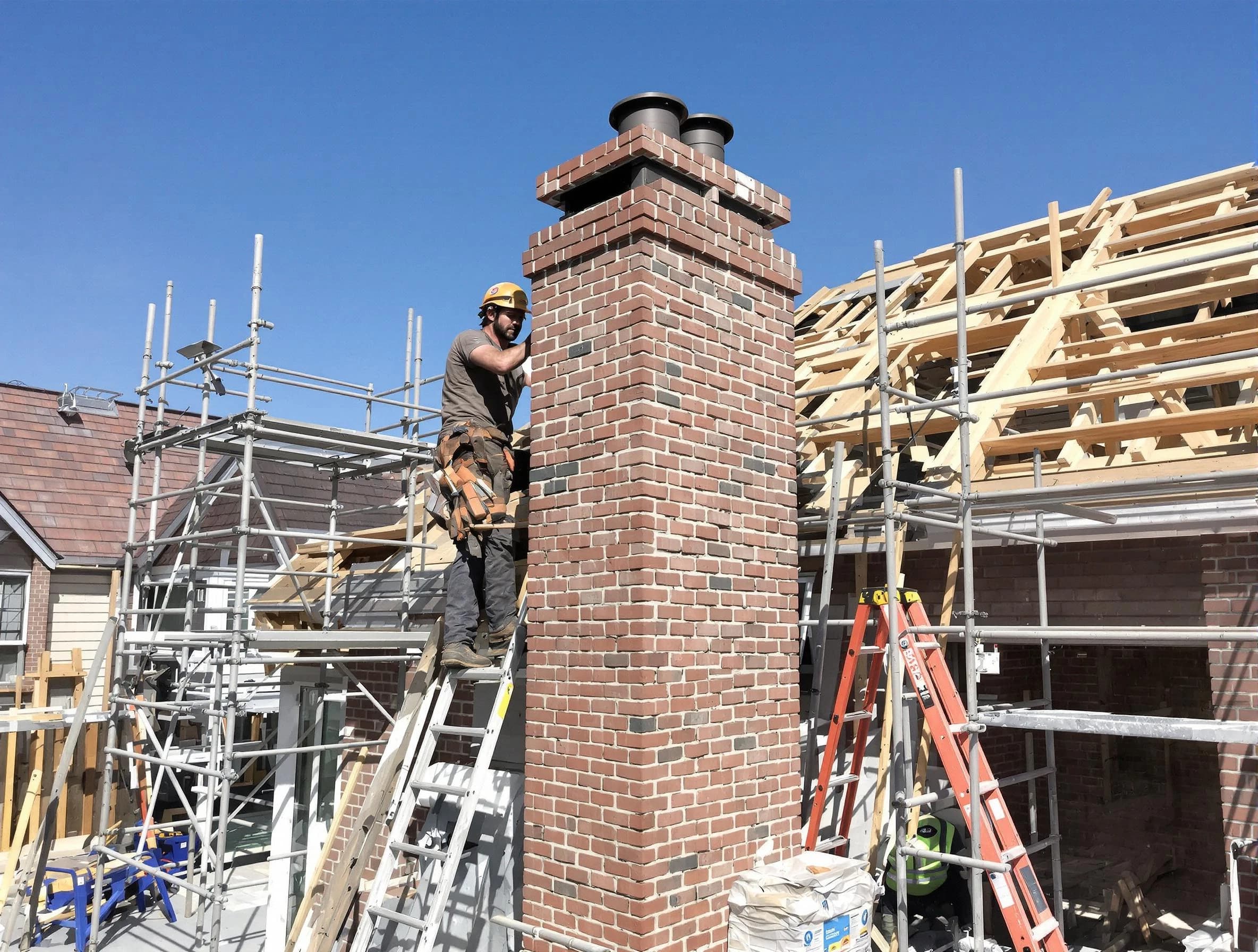 New chimney installation completed by Williamsburg Chimney Sweep in Williamsburg, VA