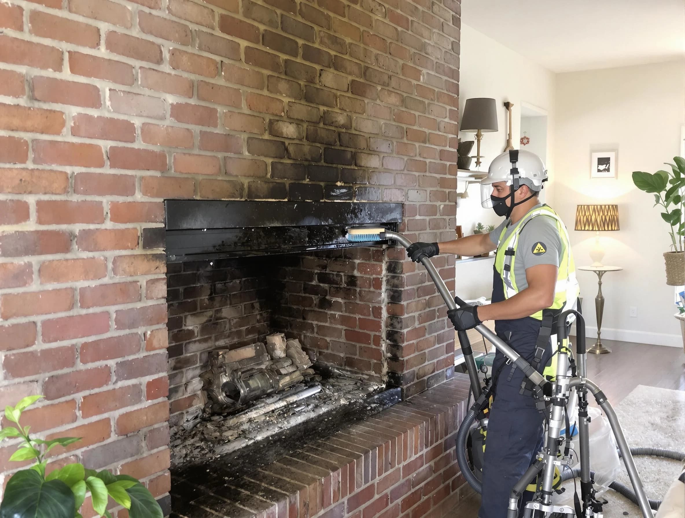 Williamsburg Chimney Sweep providing fireplace cleaning services in Williamsburg, VA