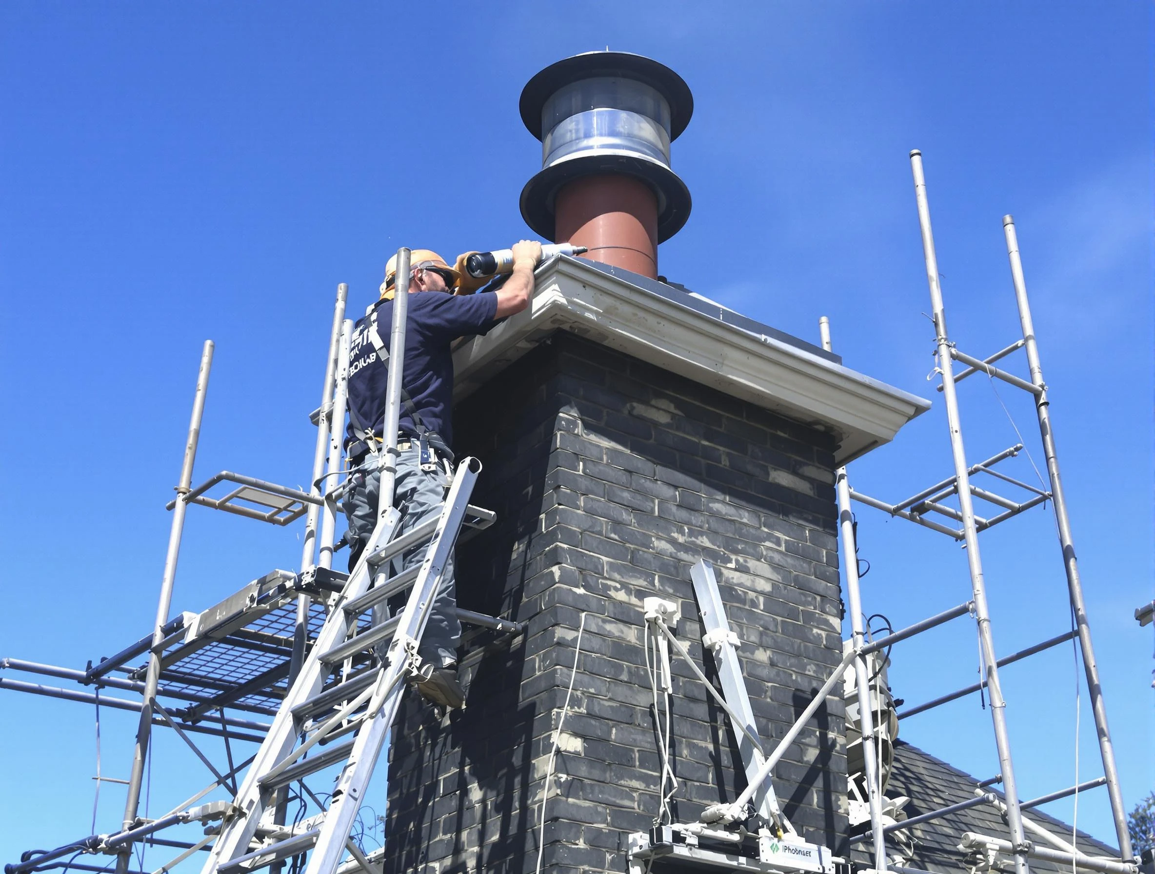 Sturdy chimney crown finished by Williamsburg Chimney Sweep in Williamsburg, VA