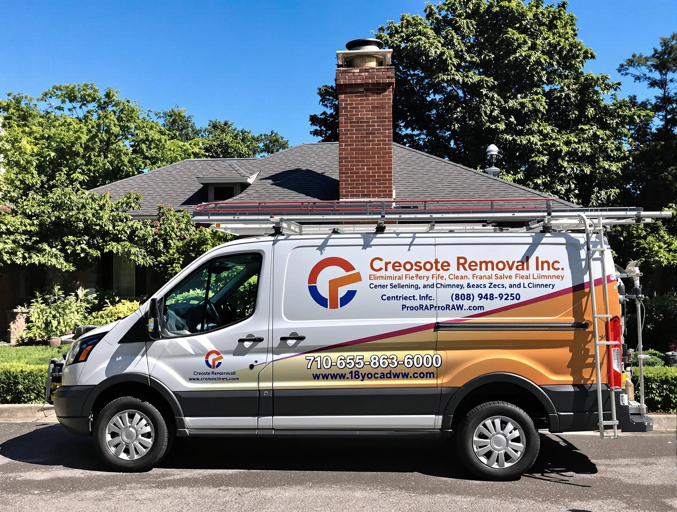 Williamsburg Chimney Sweep technician removing creosote safely in Williamsburg, VA